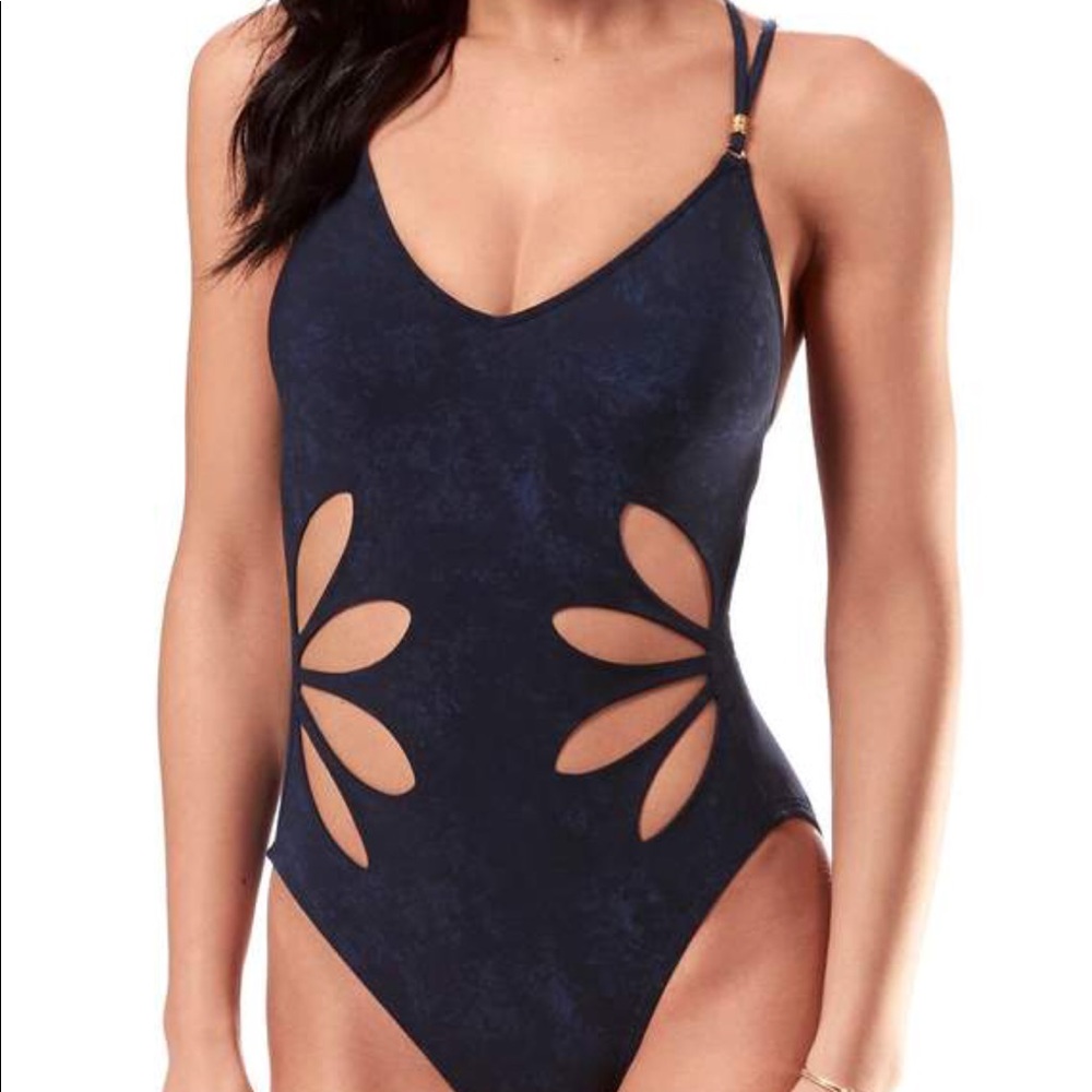 Robin Piccone Laila Indigo One Piece Swimsuit